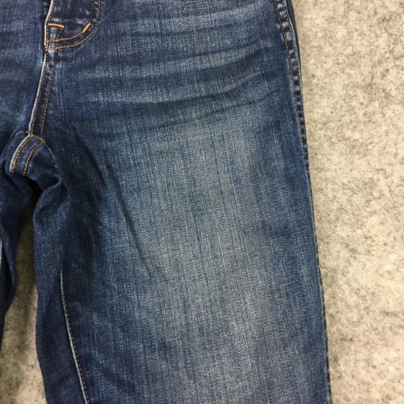 Madewell Jeans 26 2 10" High Rise Skinny Dark Wash Distressed Blue Tencel Lyocel - Picture 3 of 16